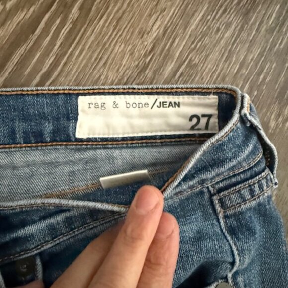 Rag & Bone Dre Perry Blue Jeans Size 27 - Picture 4 of 7
